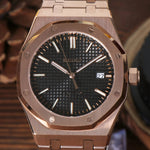 Royal Oak Rose Gold Black