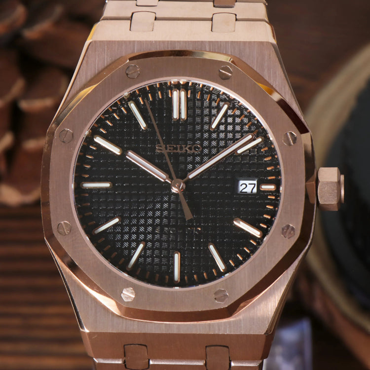 Royal Oak Rose Gold Black