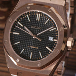 Royal Oak Rose Gold Black