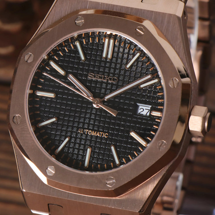 Royal Oak Rose Gold Black