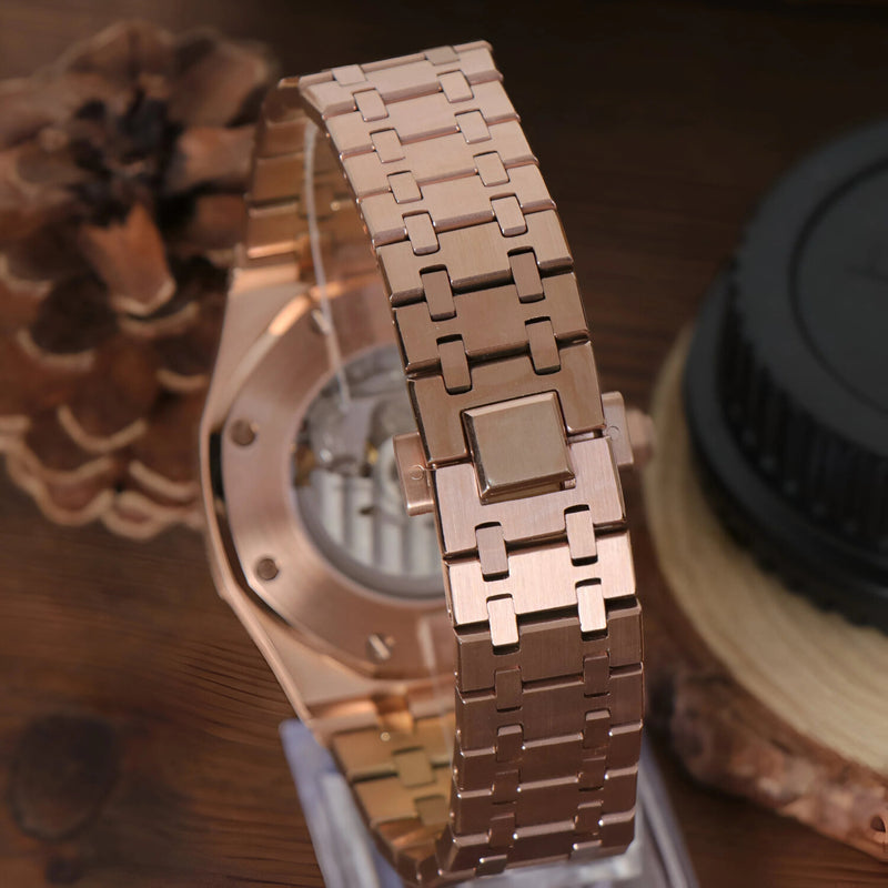 Royal Oak Rose Gold Skeleton