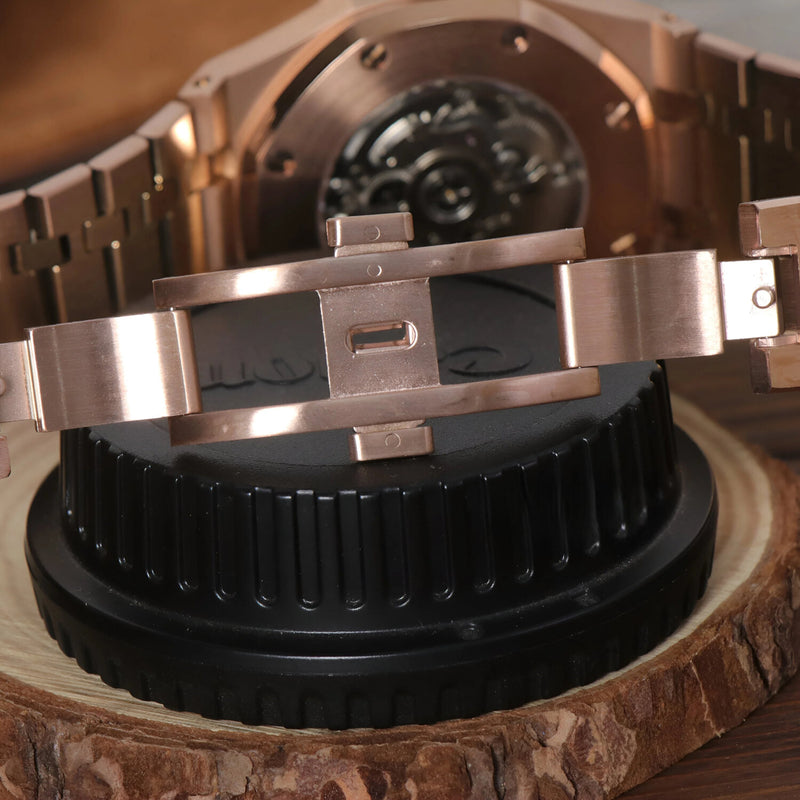 Royal Oak Rose Gold Skeleton