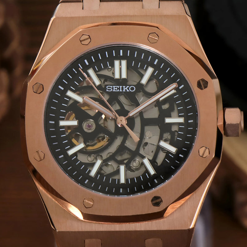 Royal Oak Rose Gold Skeleton