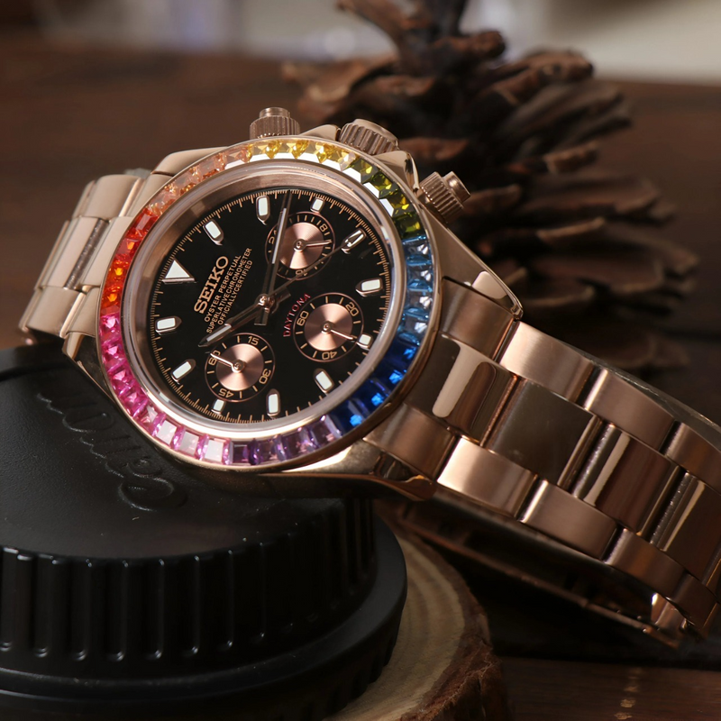 Daytona Rose Gold Rainbow