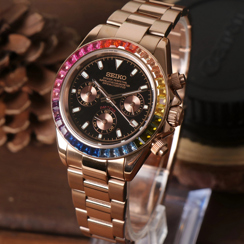Daytona Rose Gold Rainbow