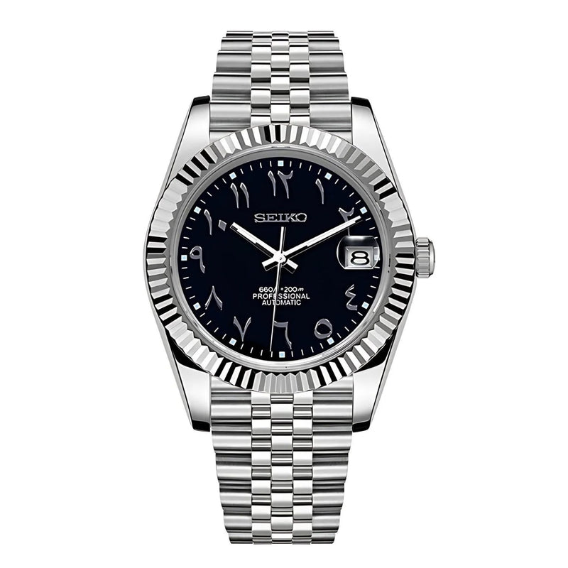 Datejust Black Arabic