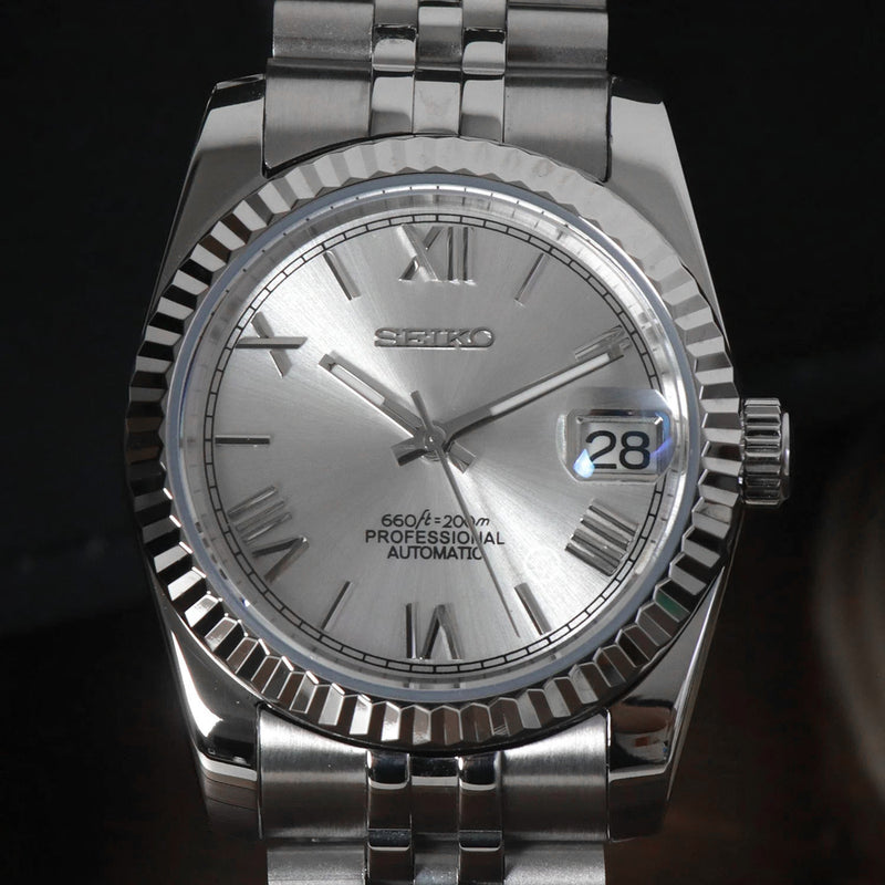 Datejust Roman Silver
