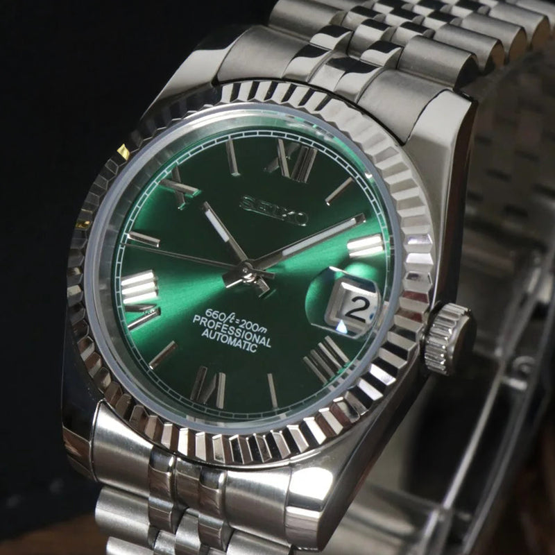 Datejust Green Roman